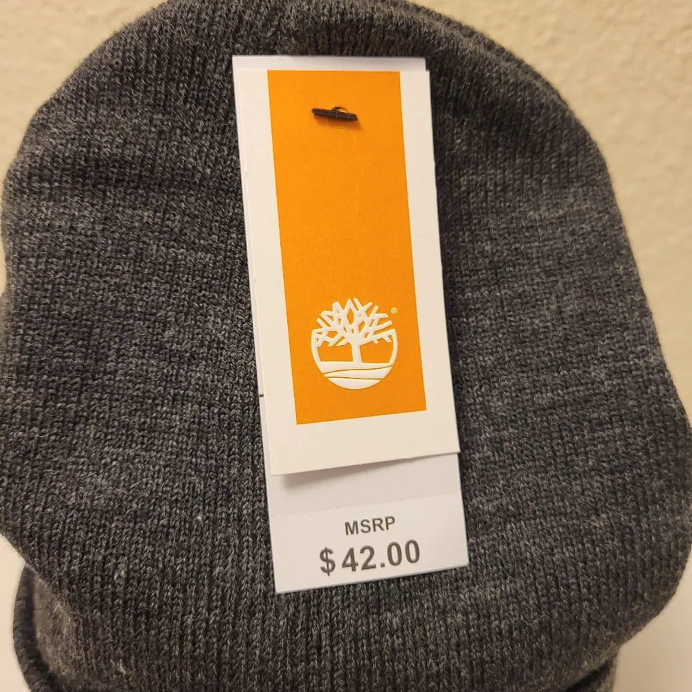 NWT Timberland Gray Knit Beanie